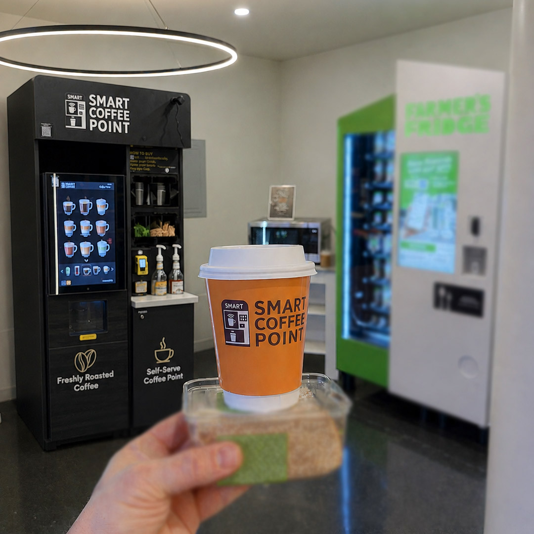 self-serve coffee station